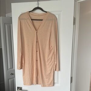 📌3 for $20📌 NWOT SHEIN Peach Long Cardigan size XL